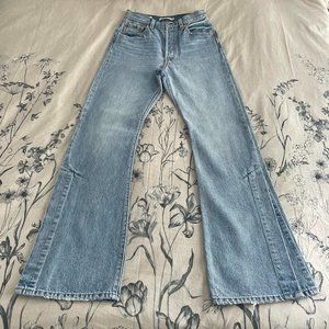 Levi's Premium | Women's Rib Cage Split Flare | Size 27* w/ alterations